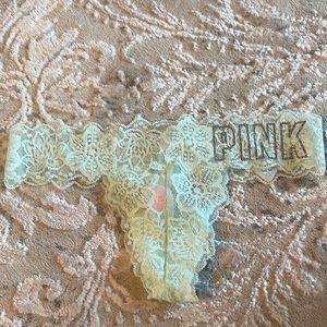 Pink Victoria’s Secret thong
